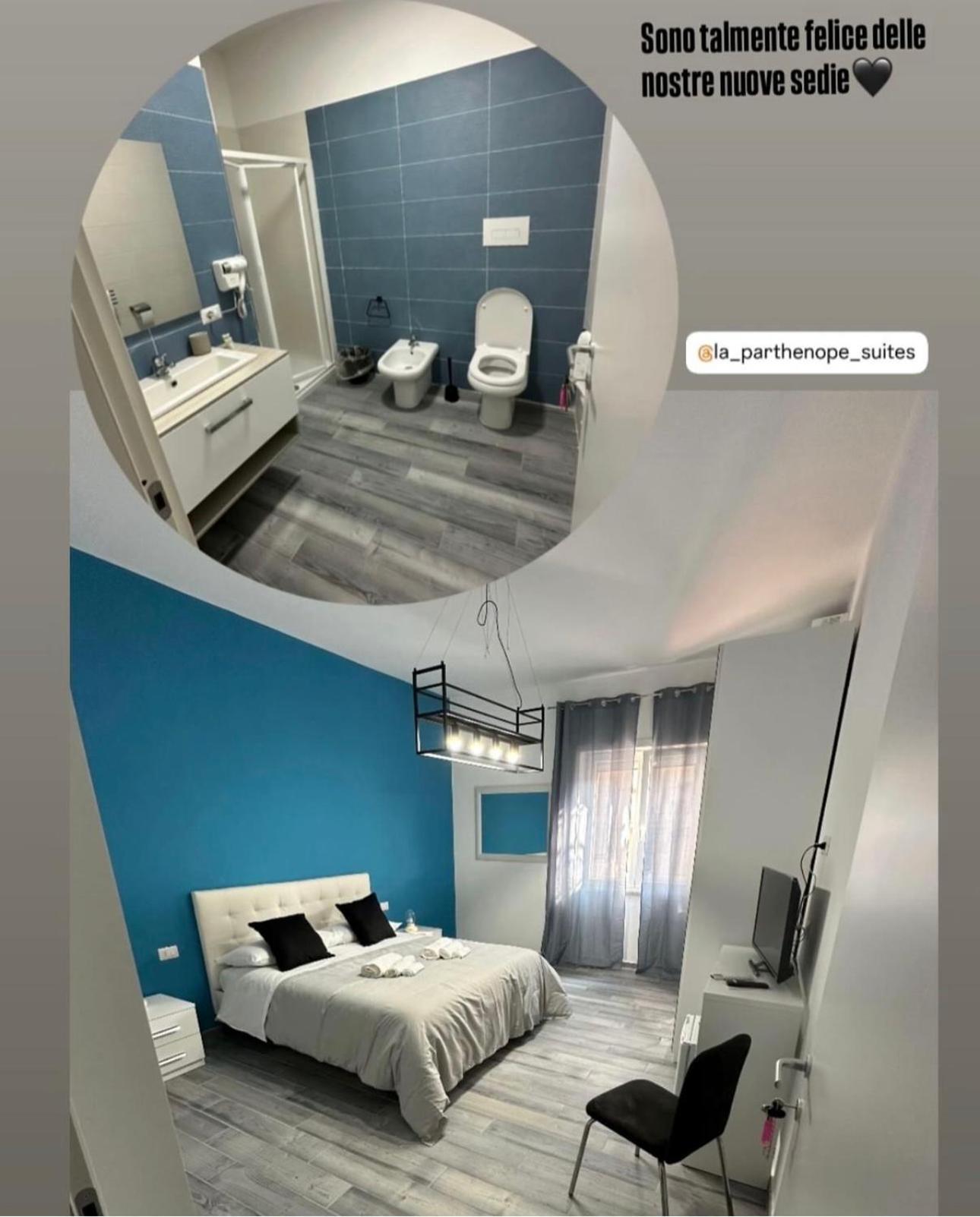 La Parthenope Suites Portici Bagian luar foto
